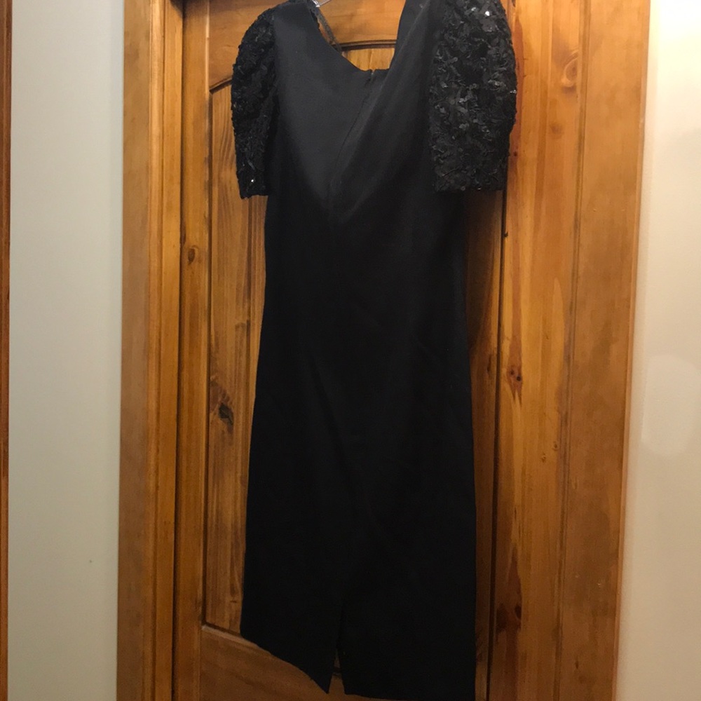 Amanda Taylor black cocktail dress